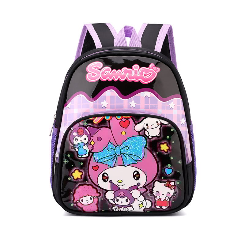 Детска раница за училище с анимиран карикатурен принт, Oxford плат, дишаща и ултра лека, полиестерна подплата, извита презрамка