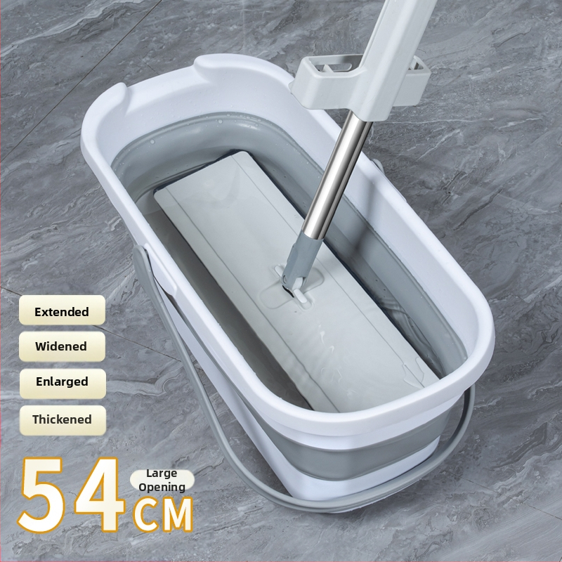 Сгъваема правоъгълна кофа за моп, пластмасова, марка Other, не е внесена, друго време на пускане на пазара