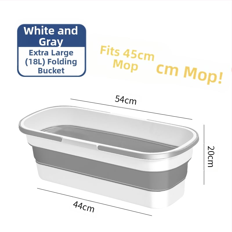 Сгъваема правоъгълна кофа за моп, пластмасова, марка Other, не е внесена, друго време на пускане на пазара