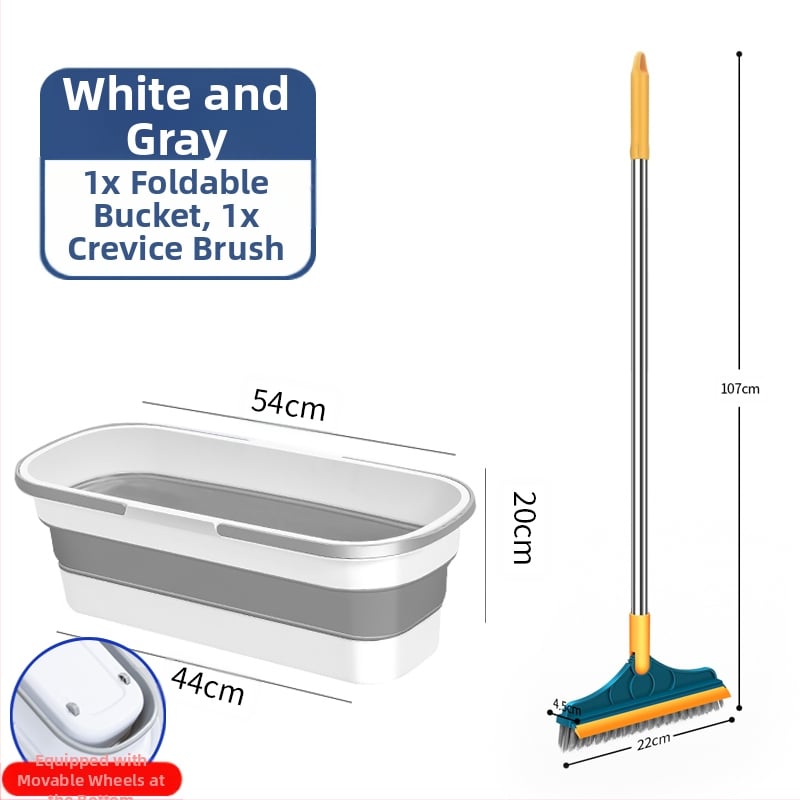 Сгъваема правоъгълна кофа за моп, пластмасова, марка Other, не е внесена, друго време на пускане на пазара
