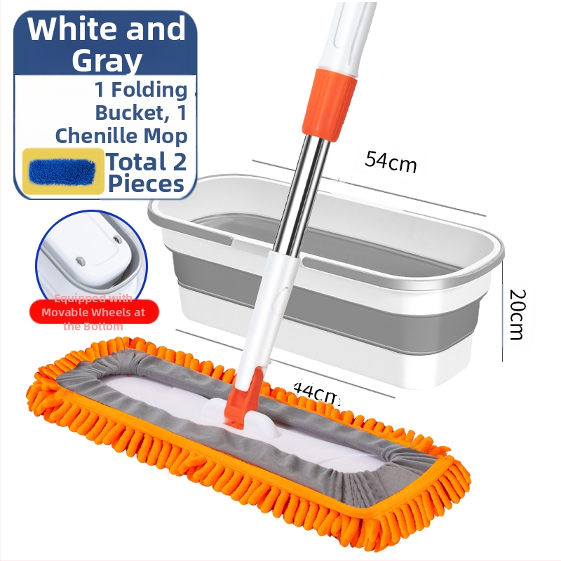 Сгъваема правоъгълна кофа за моп, пластмасова, марка Other, не е внесена, друго време на пускане на пазара