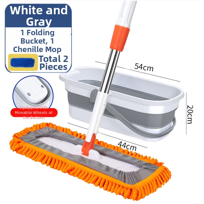 Сгъваема правоъгълна кофа за моп, пластмасова, марка Other, не е внесена, друго време на пускане на пазара