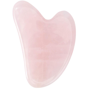 Сърцевидна дъска за лицев масаж от естествен кварц, полирана повърхност, персонализиране