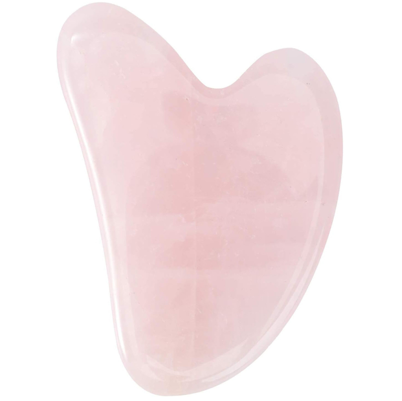 Сърцевидна дъска за лицев масаж от естествен кварц, полирана повърхност, персонализиране