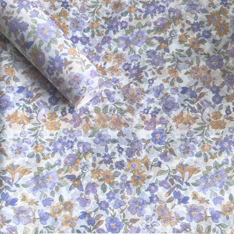 Εσωτερική επένδυση Pear Paper με φλοράλ μοτίβο – χειροποίητο χαρτί, βάσιμο χαρτί δώρων, Αρ. είδους F78MSSJJM8T7SM