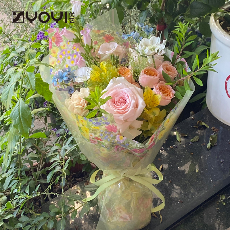 Εσωτερική επένδυση Pear Paper με φλοράλ μοτίβο – χειροποίητο χαρτί, βάσιμο χαρτί δώρων, Αρ. είδους F78MSSJJM8T7SM