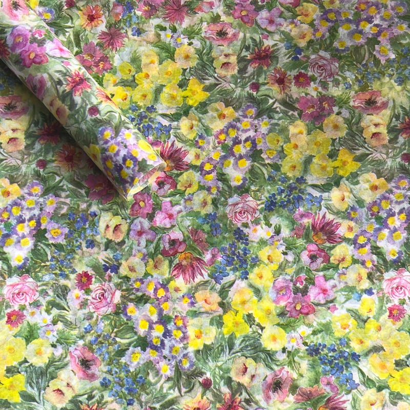 Εσωτερική επένδυση Pear Paper με φλοράλ μοτίβο – χειροποίητο χαρτί, βάσιμο χαρτί δώρων, Αρ. είδους F78MSSJJM8T7SM