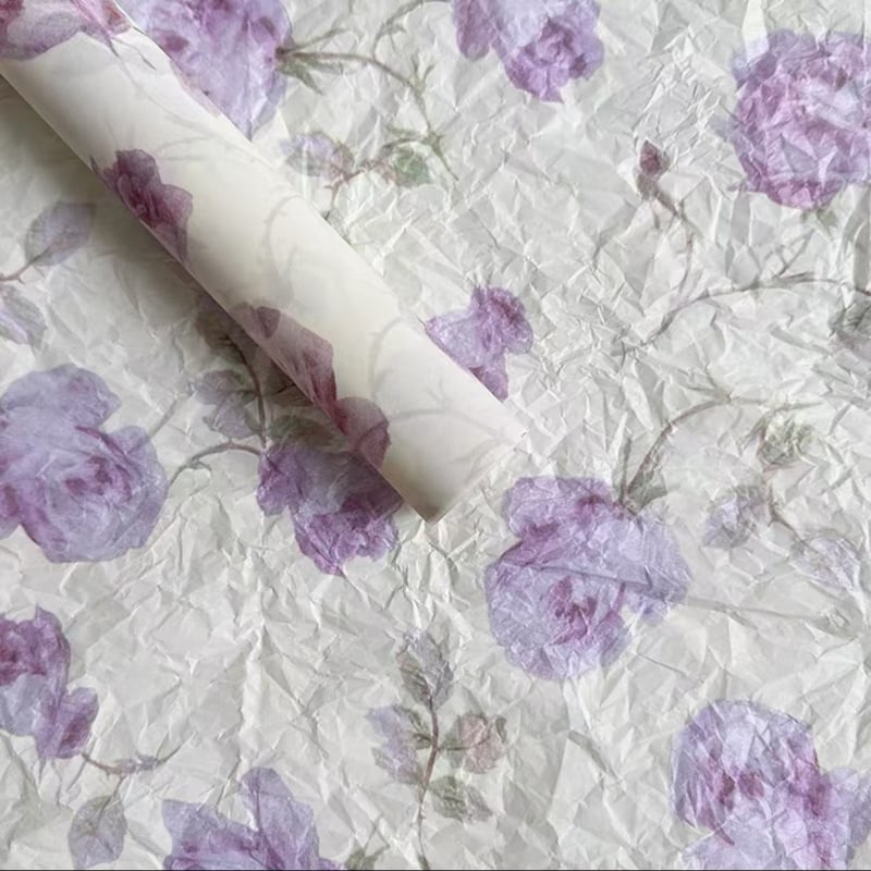 Εσωτερική επένδυση Pear Paper με φλοράλ μοτίβο – χειροποίητο χαρτί, βάσιμο χαρτί δώρων, Αρ. είδους F78MSSJJM8T7SM