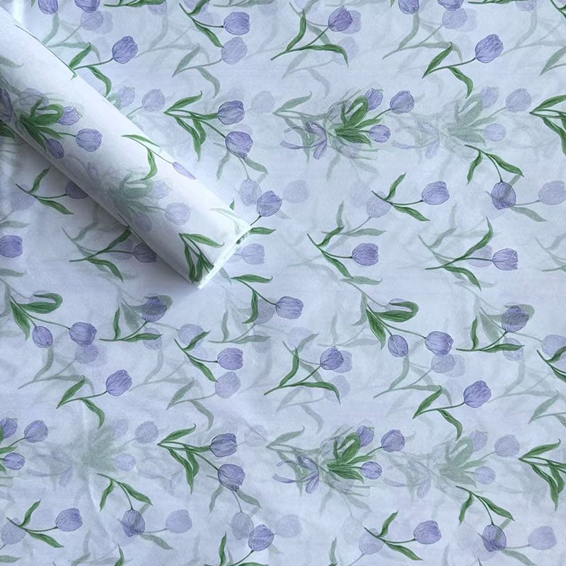 Εσωτερική επένδυση Pear Paper με φλοράλ μοτίβο – χειροποίητο χαρτί, βάσιμο χαρτί δώρων, Αρ. είδους F78MSSJJM8T7SM