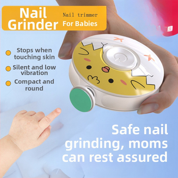 Ηλεκτρικό εργαλείο λιμάρισματος νυχιών για παιδιά 6+ ετών, ασφαλές για μωρά, πλαστικό σώμα