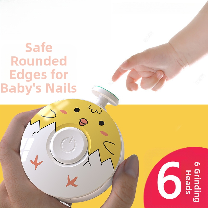 Ηλεκτρικό εργαλείο λιμάρισματος νυχιών για παιδιά 6+ ετών, ασφαλές για μωρά, πλαστικό σώμα