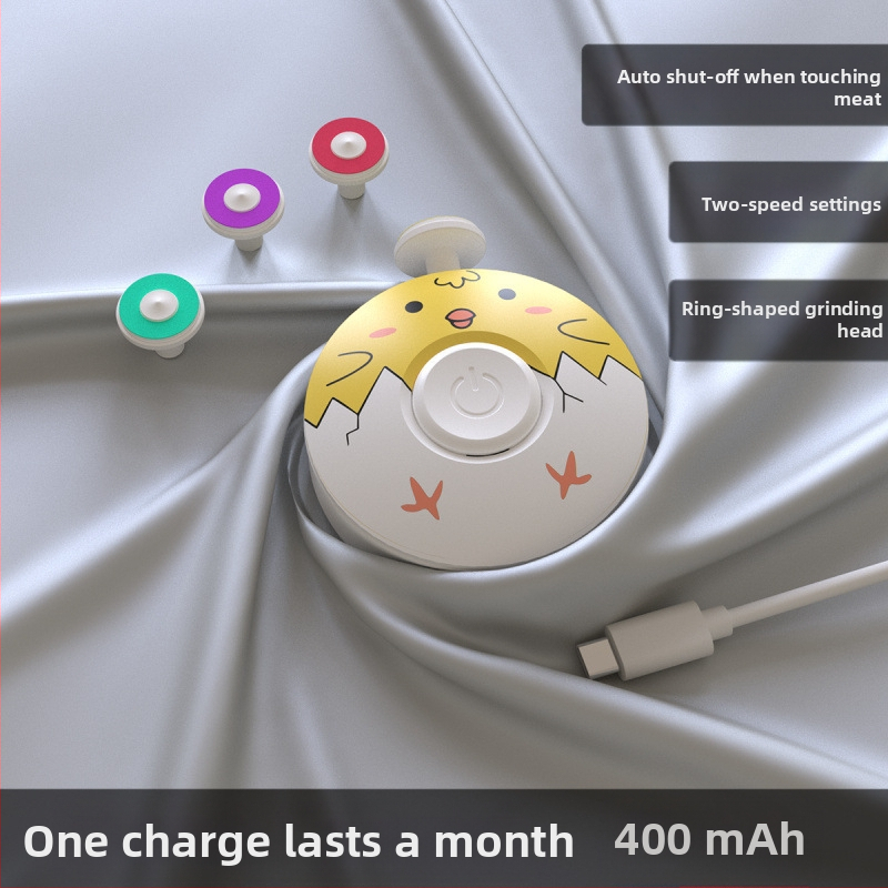 Ηλεκτρικό εργαλείο λιμάρισματος νυχιών για παιδιά 6+ ετών, ασφαλές για μωρά, πλαστικό σώμα