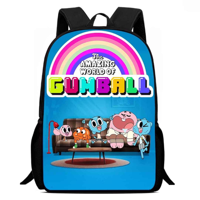 Rucsac școlar pentru copii din Oxford, respirabil, rezistent la uzură și la șocuri, cu reducere a încărcării; model anime desen animat, stil copilăresc drăguț; spate cu curbă fiziologică; căptușeală poliester