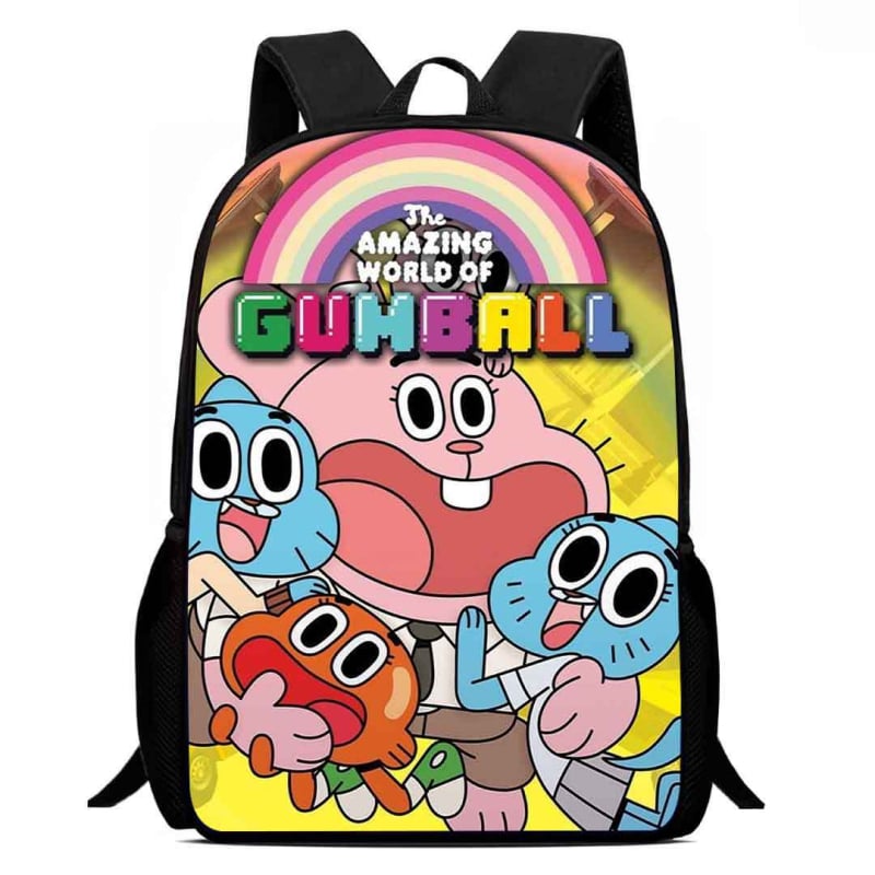 Rucsac școlar pentru copii din Oxford, respirabil, rezistent la uzură și la șocuri, cu reducere a încărcării; model anime desen animat, stil copilăresc drăguț; spate cu curbă fiziologică; căptușeală poliester