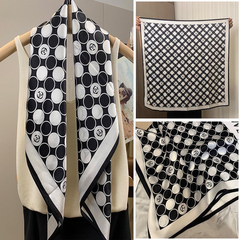 Mulberry Silk квадратен шал – твил, печат, лято 2024