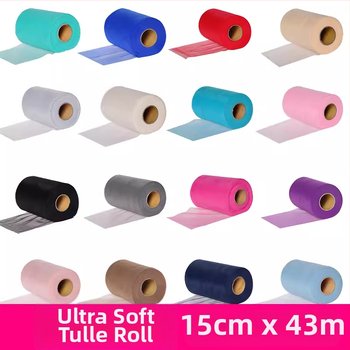 Izuzetno mekana gazna mreža tkanina rola za DIY til, 50 jardi