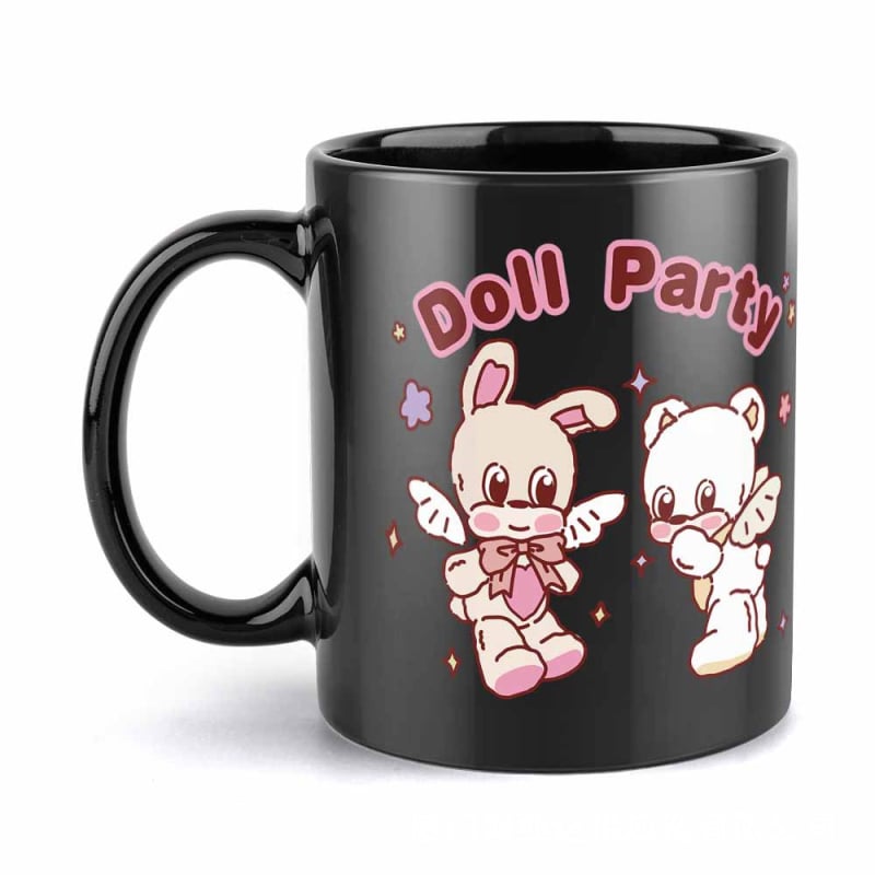 Boyada prilagođena crna keramička šalica s dvostrukim printom – Podrijetlo: Fujian – Poklon za diplomu, Božić, Dan zaljubljenih, Dan učitelja