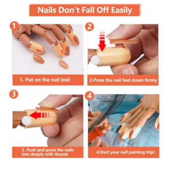 Model de mână pentru artă unghii cu articulații mobile, 20 g, Bo yan zun shang, Shenzhen