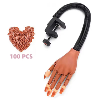 Model de mână pentru artă unghii cu articulații mobile, 20 g, Bo yan zun shang, Shenzhen