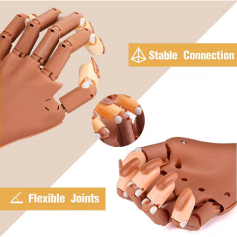 Model de mână pentru artă unghii cu articulații mobile, 20 g, Bo yan zun shang, Shenzhen