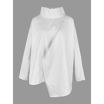 Moteriška lininė palaidinė su keturių krypčių elastanu (51–70%), spalvų blokų raštas, platus kaklo apykaklė, fliso pamušalas