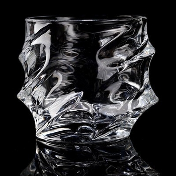 Čaša za whiskey s posebnim oblikom valovitog vala, staklo, kapacitet 201–300 ml, mogućnost prilagodbe, papirnata kutija