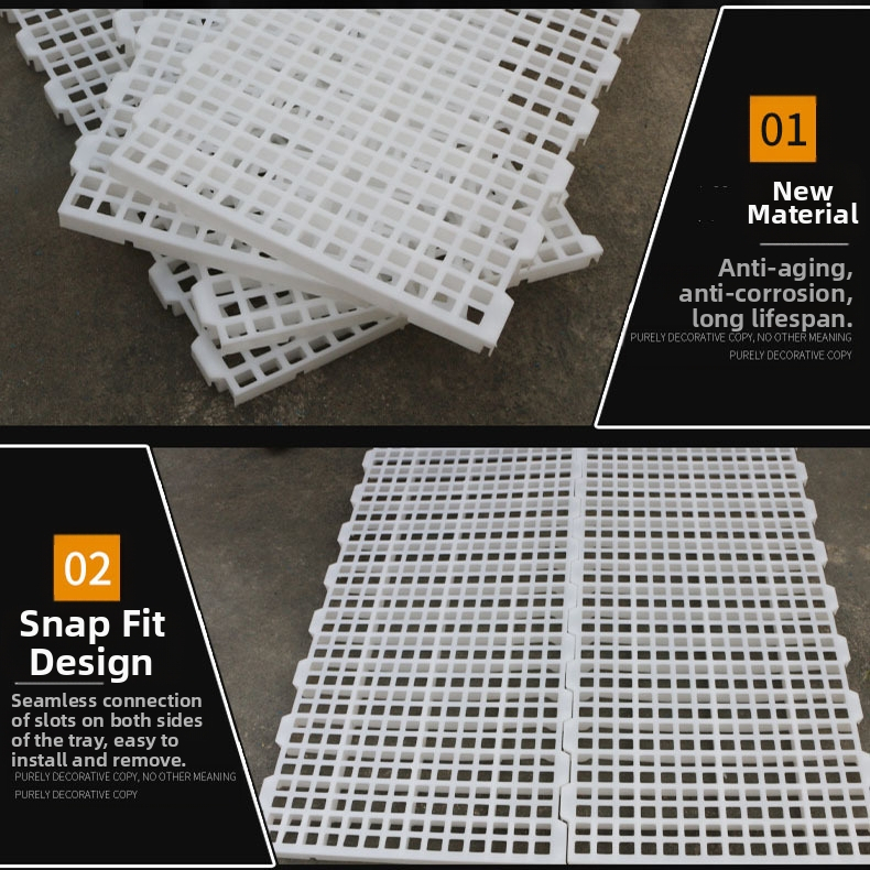 Plastist sõnnikujäägi eralduspaneel kanakastide jaoks — Jiwang bränd, loomakasvatuse ja akvakultuuri valdkonnas, temperatuurivahemik 20–60°C