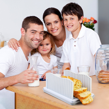 Otthoni kenyérszeletelő és pirítós szeletelő állvány – Nincs logó, testreszabható feldolgozás, Modern minimalista design