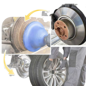 Dongchen disk za poliranje hub kotača – ručni disk za čišćenje i brušenje, uklanjanje hrđe i boje, s Velcro podlogom