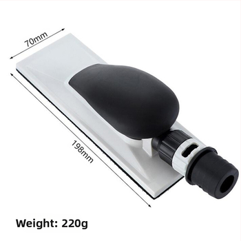 Pneumatski disk za poliranje s usisnim sustavom za zidove, bez prašine, suho brušenje, samoljepljiva mrežasta brusna papir