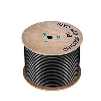 Vanjski Cat6e Ethernet kabel – nezaštićen, vodootporan, 1000 Mbps, 1,24 Gbps, -20 do 80 °C