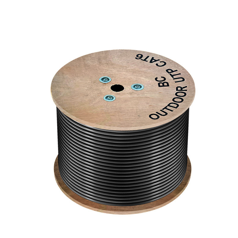 Vanjski Cat6e Ethernet kabel – nezaštićen, vodootporan, 1000 Mbps, 1,24 Gbps, -20 do 80 °C