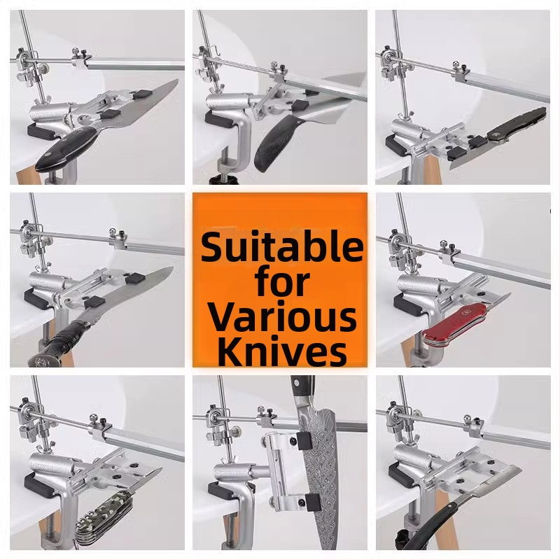 Шлайф за ножове с фиксиран ъгъл, многофункционален, от цинкова сплав