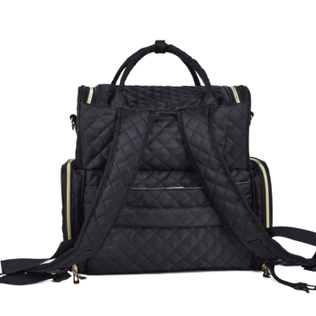 Ruksak za manikuru s dvostrukim slojem, kapacitet ispod 20 L, poliestersko tijelo s vodootpornom podlogom, zatvaranje na zip