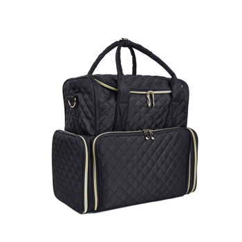 Ruksak za manikuru s dvostrukim slojem, kapacitet ispod 20 L, poliestersko tijelo s vodootpornom podlogom, zatvaranje na zip