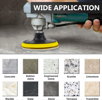 Комплект дискове за полиране на камък (14 бр.) – диамантени, зернистост 50–8000, модел 50, максимална скорост 24000 об./мин, предназначени за полиране на камък