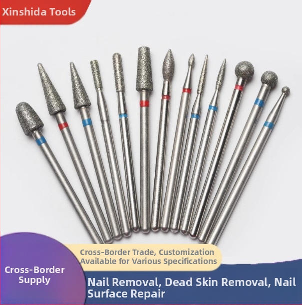 Set glava za brušenje noktiju od silikona za uklanjanje odumrle kože, neto masa 1000 g, Xinshida marka