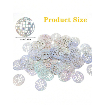 100 komada sjajnih papirnatih konfeta za stol, rekviziti za uređenje prostora, zabavu, kod SH60284199