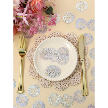 100 komada sjajnih papirnatih konfeta za stol, rekviziti za uređenje prostora, zabavu, kod SH60284199