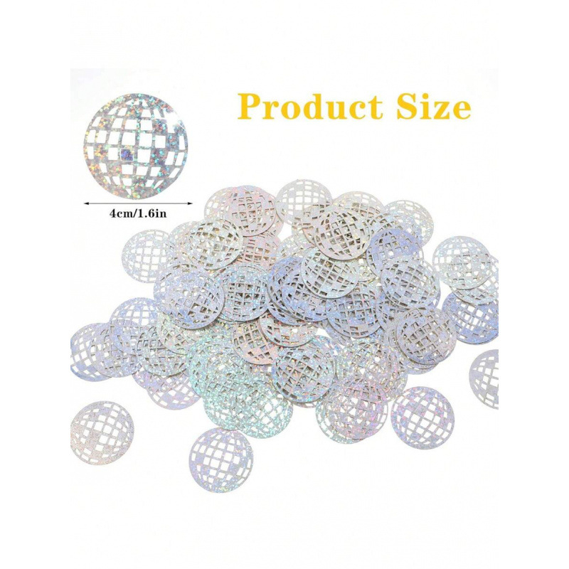 100 komada sjajnih papirnatih konfeta za stol, rekviziti za uređenje prostora, zabavu, kod SH60284199