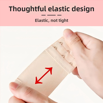 Branting комплект закопчалки за сутиен – полиестер, еластичен удължител за закопчаване, метална декорация, произход Шантоу