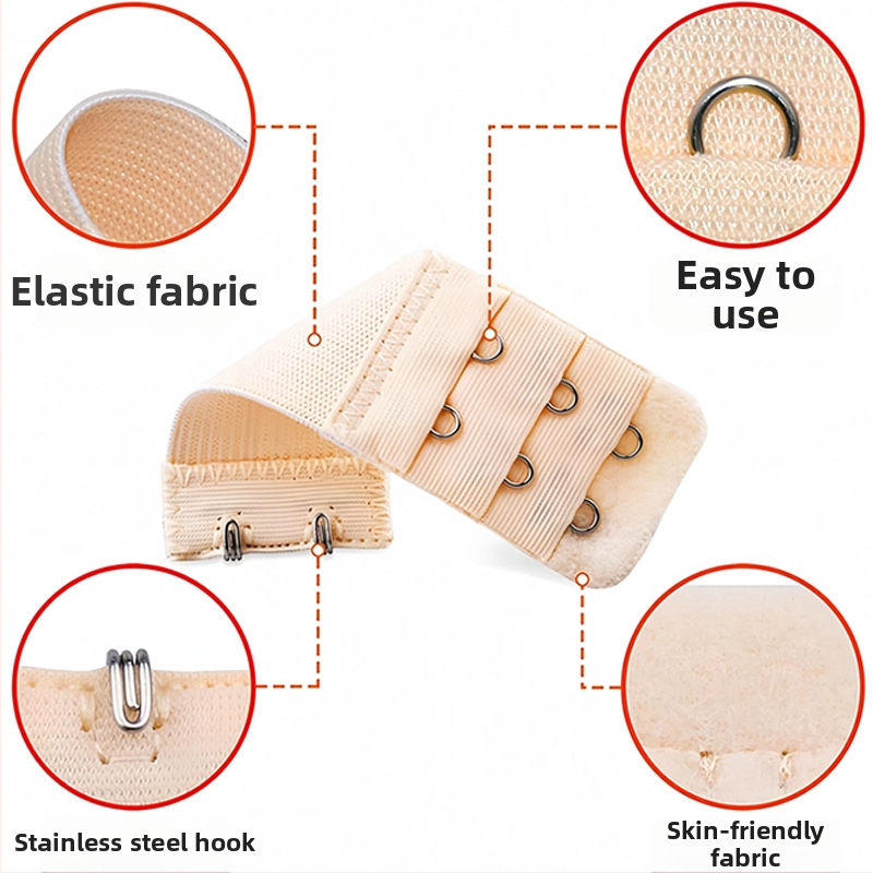 Branting sada spon na podprsenku – polyester, elastický predĺžujúci spon, kovová ozdoba, pôvod Shantou