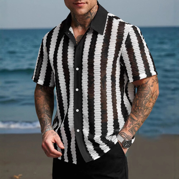 Pamučni pleteni kardigan s kratkim rukavima, korejska verzija, lagan kroj, rever ovratnik, prozračno ljetno odijelo