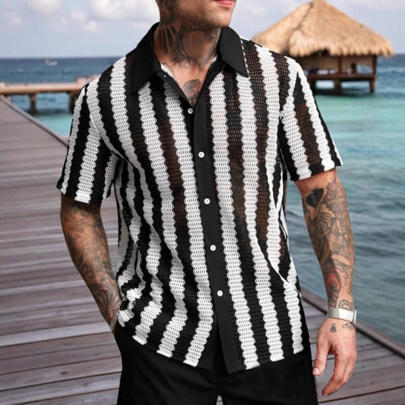 Pamučni pleteni kardigan s kratkim rukavima, korejska verzija, lagan kroj, rever ovratnik, prozračno ljetno odijelo