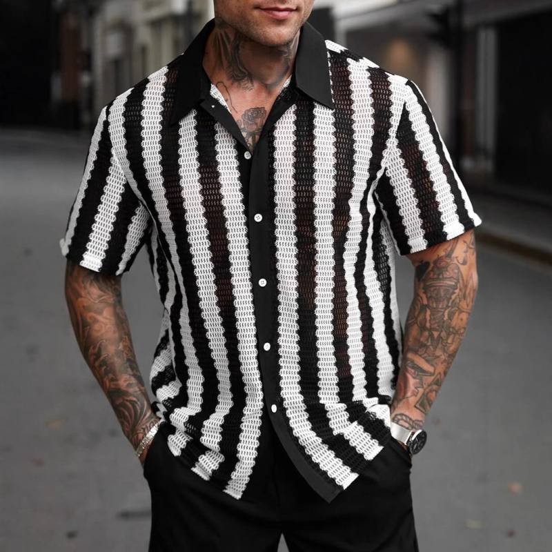 Pamučni pleteni kardigan s kratkim rukavima, korejska verzija, lagan kroj, rever ovratnik, prozračno ljetno odijelo