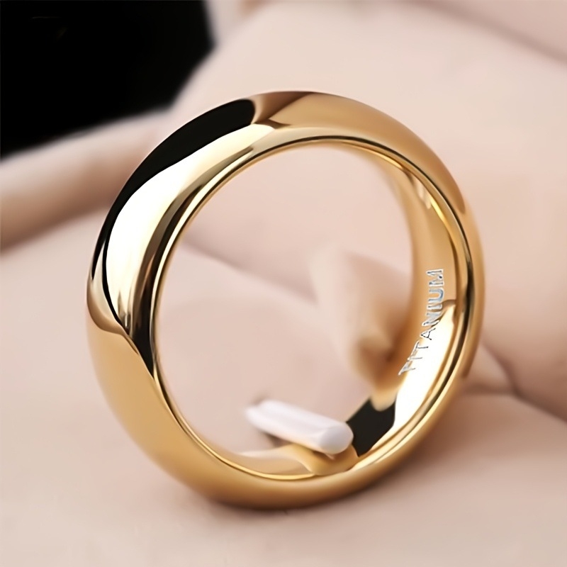 Set prstena, pozlata, sjajan završetak, moderan minimalistički neutralni stil (JD601101482227640; Zima 2025)