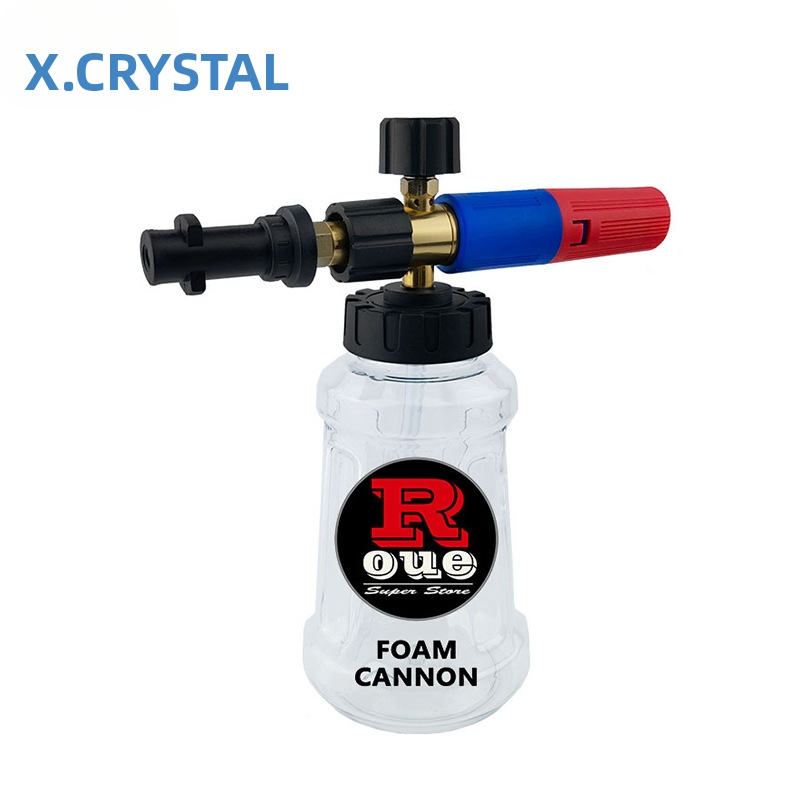 Пистолет за измиване на автомобили с пяна и високо налягане, 5000 PSI, глава на пистолета мед и алуминий, дръжка мед и алуминий, подходящ за измиване на автомобили