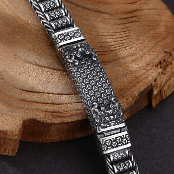 Медна гривна, електроплакирана, унисекс ретро дизайн с карикатурни персонажи, литературно ретро стил