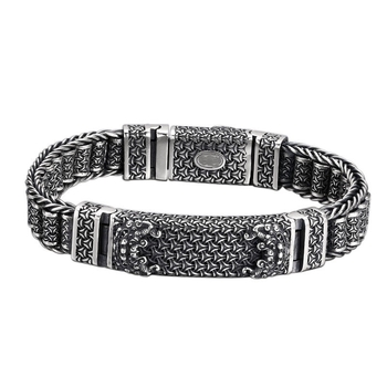 Медна гривна, електроплакирана, унисекс ретро дизайн с карикатурни персонажи, литературно ретро стил