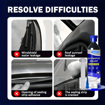 Kineshinex автомобилен уплътнител с бързо втвърдяване за уплътнения на врати, прозорци и покриви – водонепропусклив, устойчив на високи температури